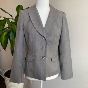 Anne Taylor Loft Houndstooth Blazer - Size 6P
